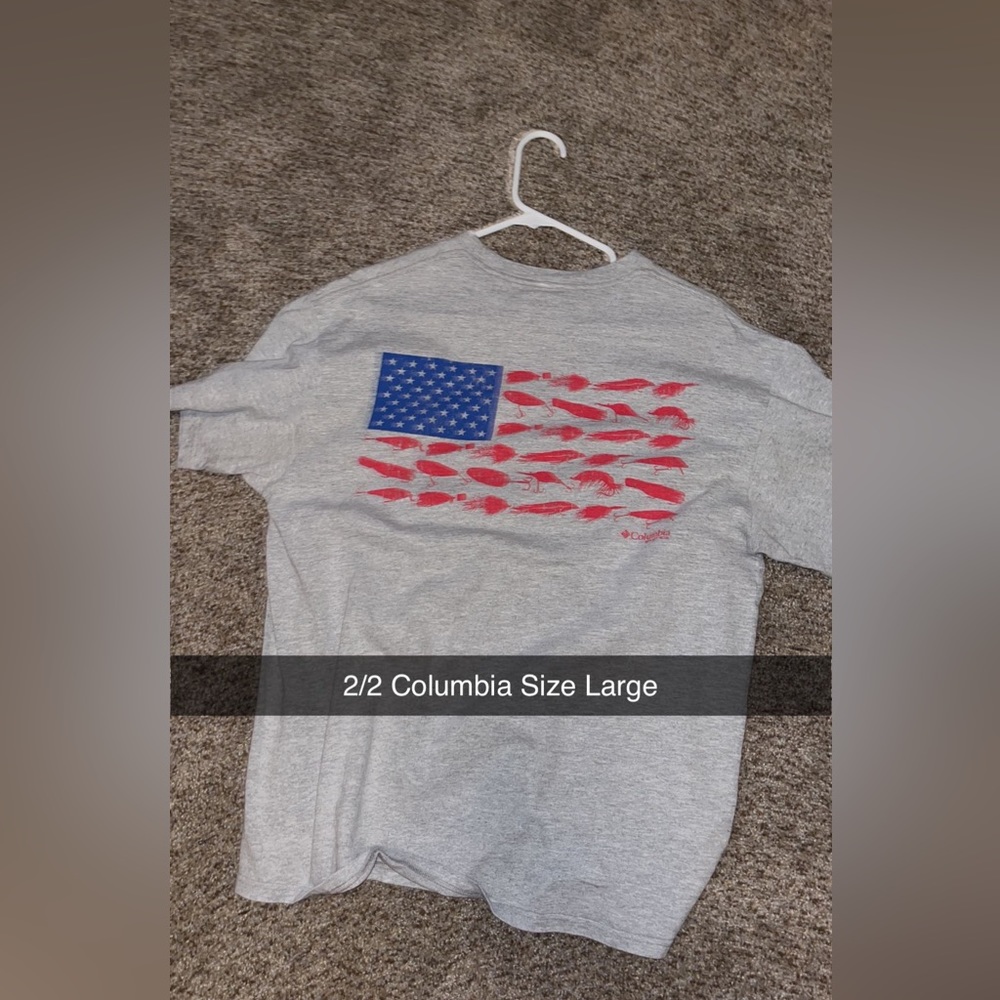 Columbia USA Tee Size Large